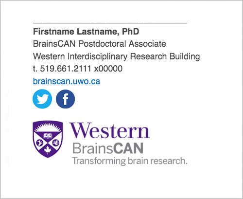 Standard Postdoc Signature