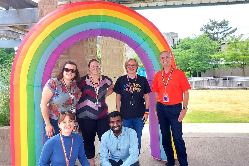 BrainsCAN employees at Western's Pride Parade