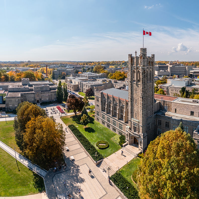 Western's Campus in the fall