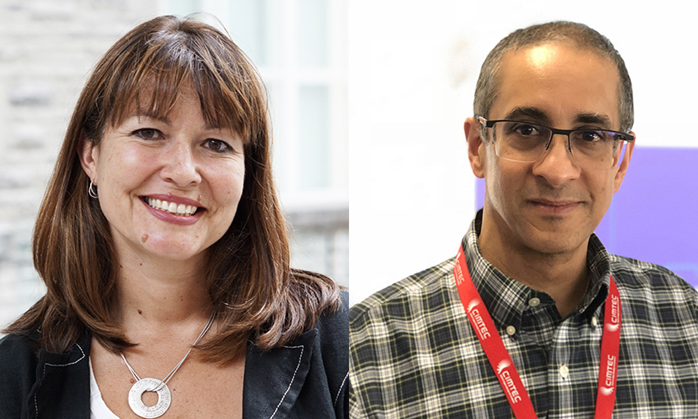 Lisa Saksida and Ravi Menon