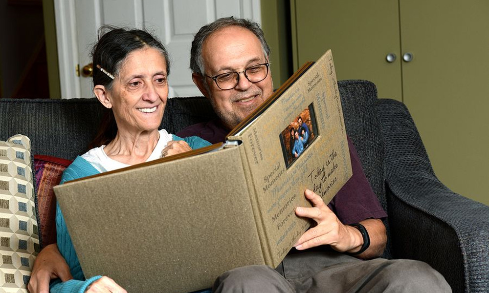 Tony and Susan Paul at their home in London, Ontario. Photo supplied by Alzheimer Society London and Middlesex.