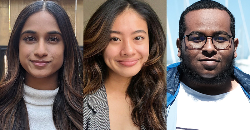 BrainsCAN Diversity in Neuroscience Summer Interns for 2021: Ashini Peiris, Sabrina Yang, and Mohamed Yousif