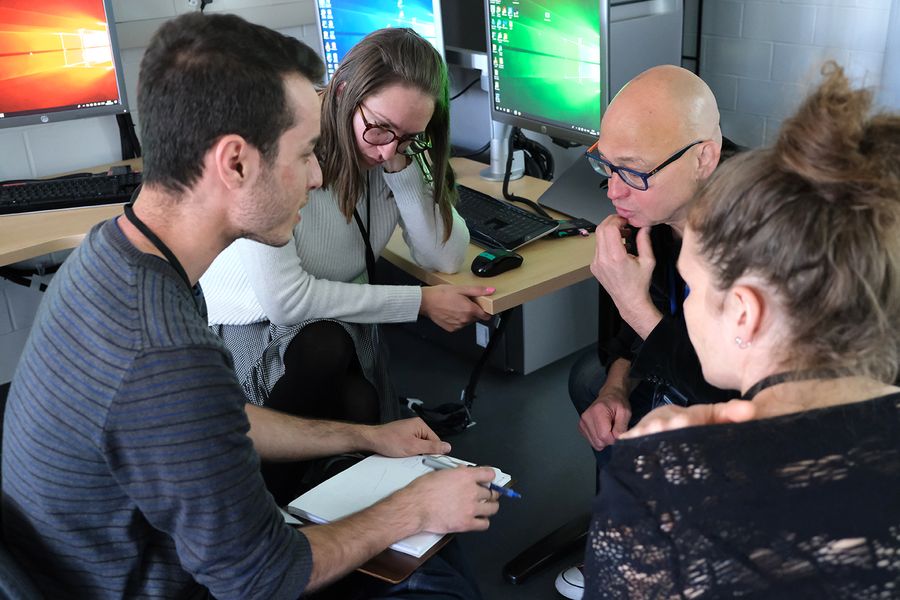 Dr. Tim Bussey and trainees